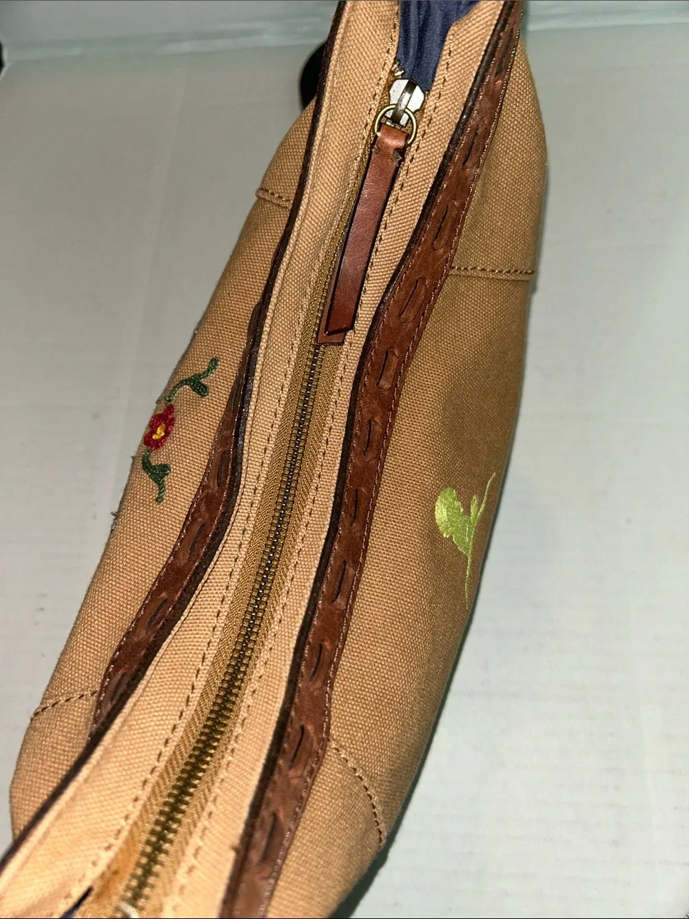 Lucky Brand St. Jude Children's Research Hospital Canvas & Leather Hobo bag